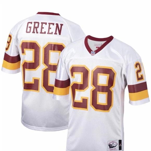 Mitchell & Ness White and Maroon Jersey
